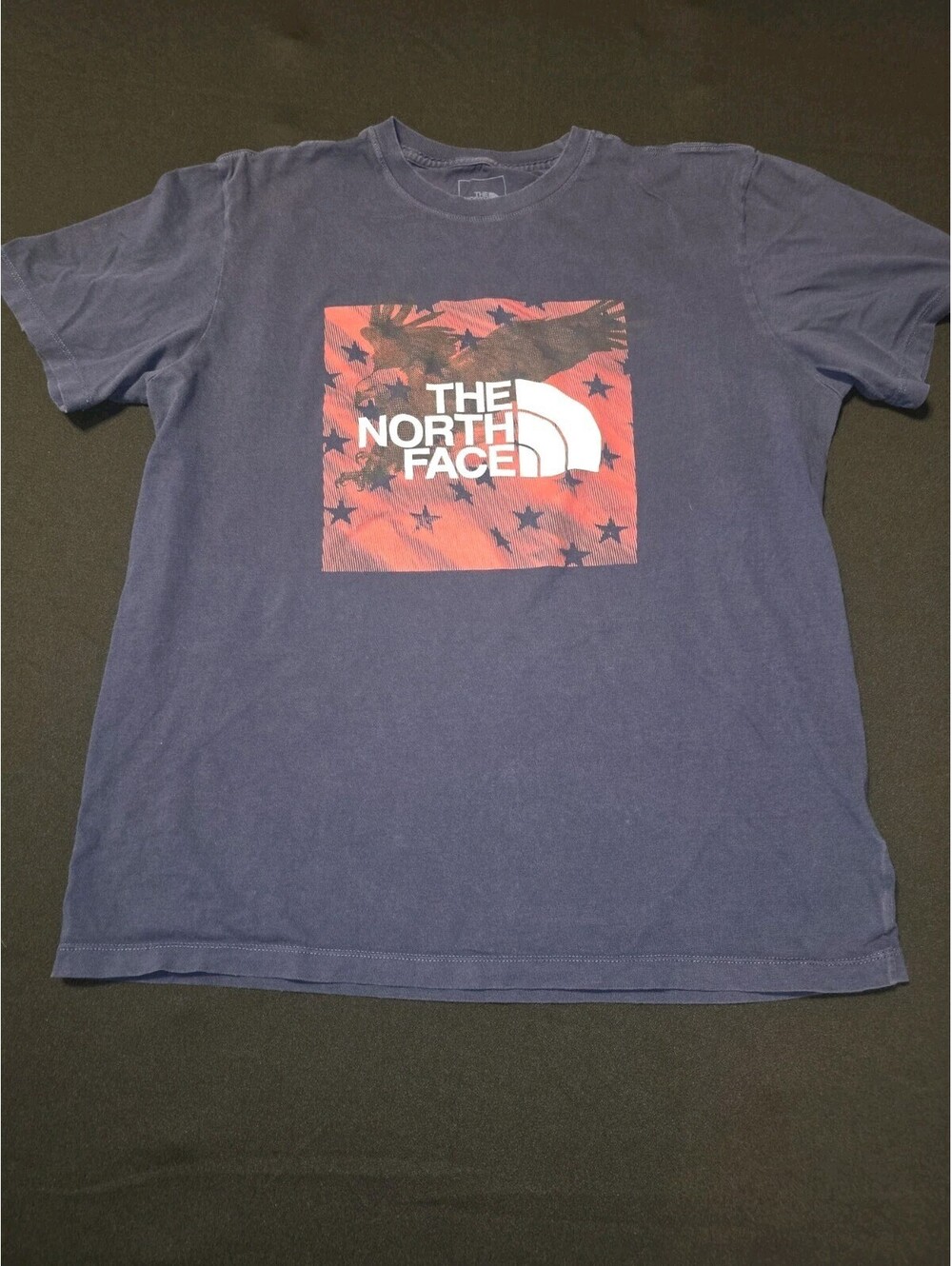 The North Face Short Sleeve T-Shirt Men's Size M Blue Standard Fit Summit